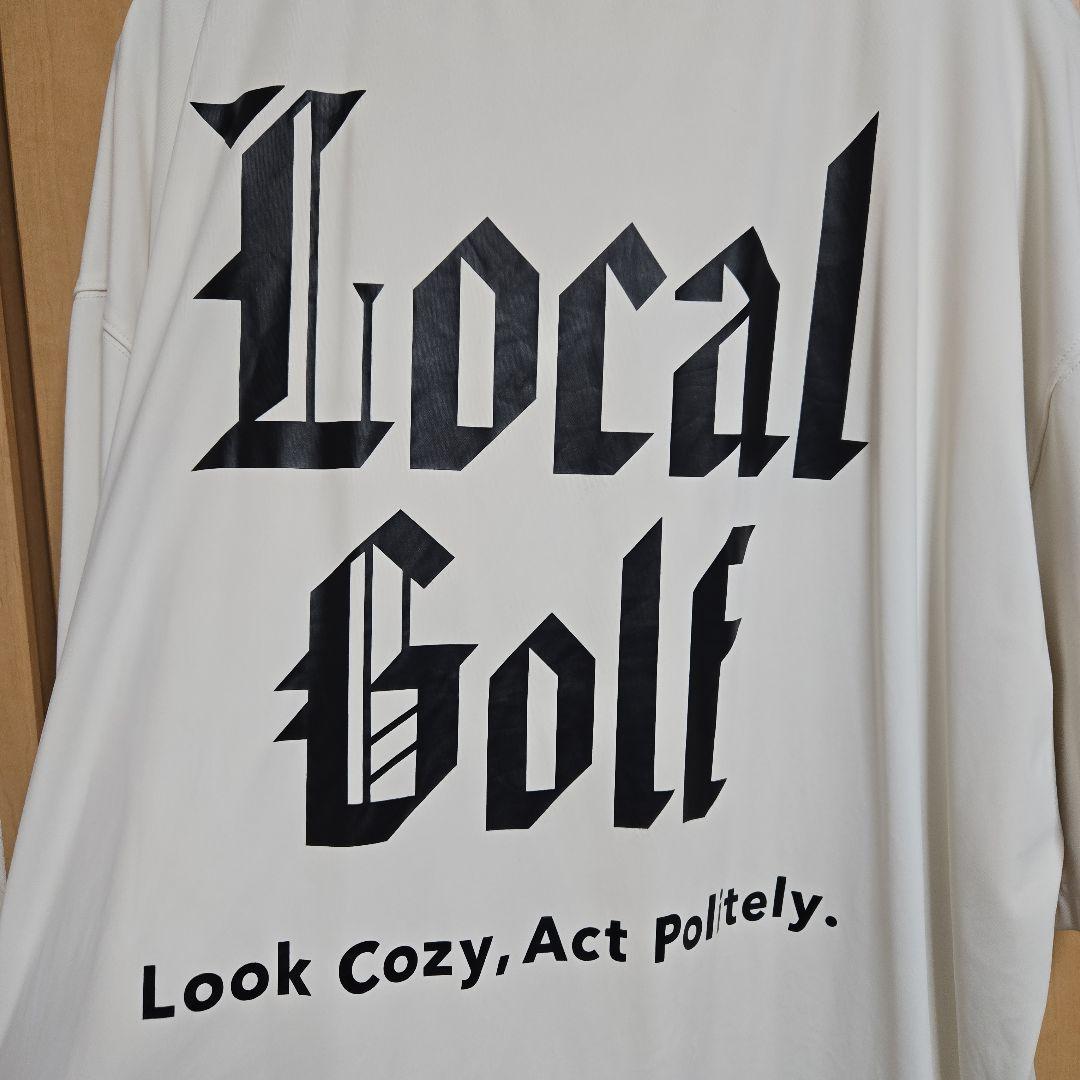 Local Golf オーバーサイズシャツ ホワイト