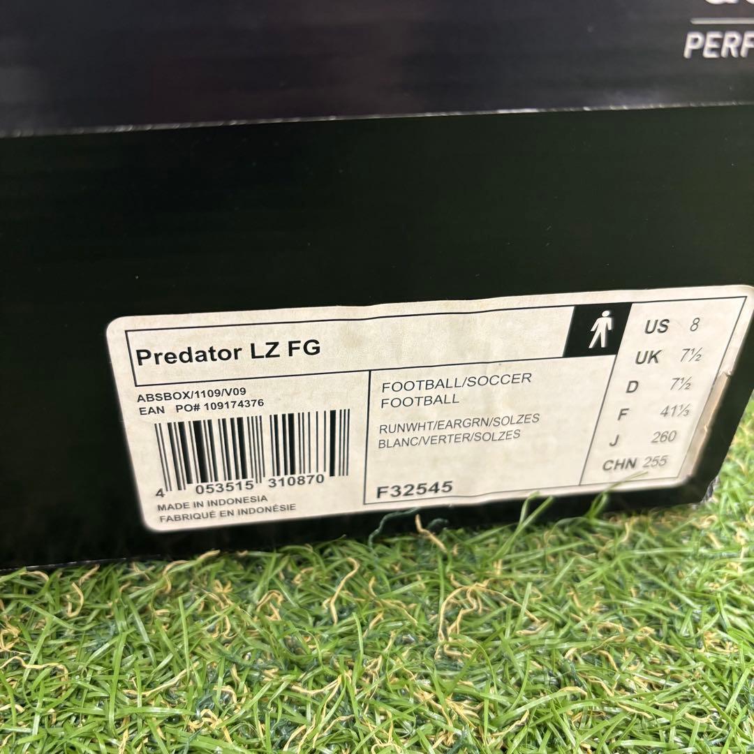 【即日発送 希少 未使用】adidas プレデターリーサルゾーン FG 26cm