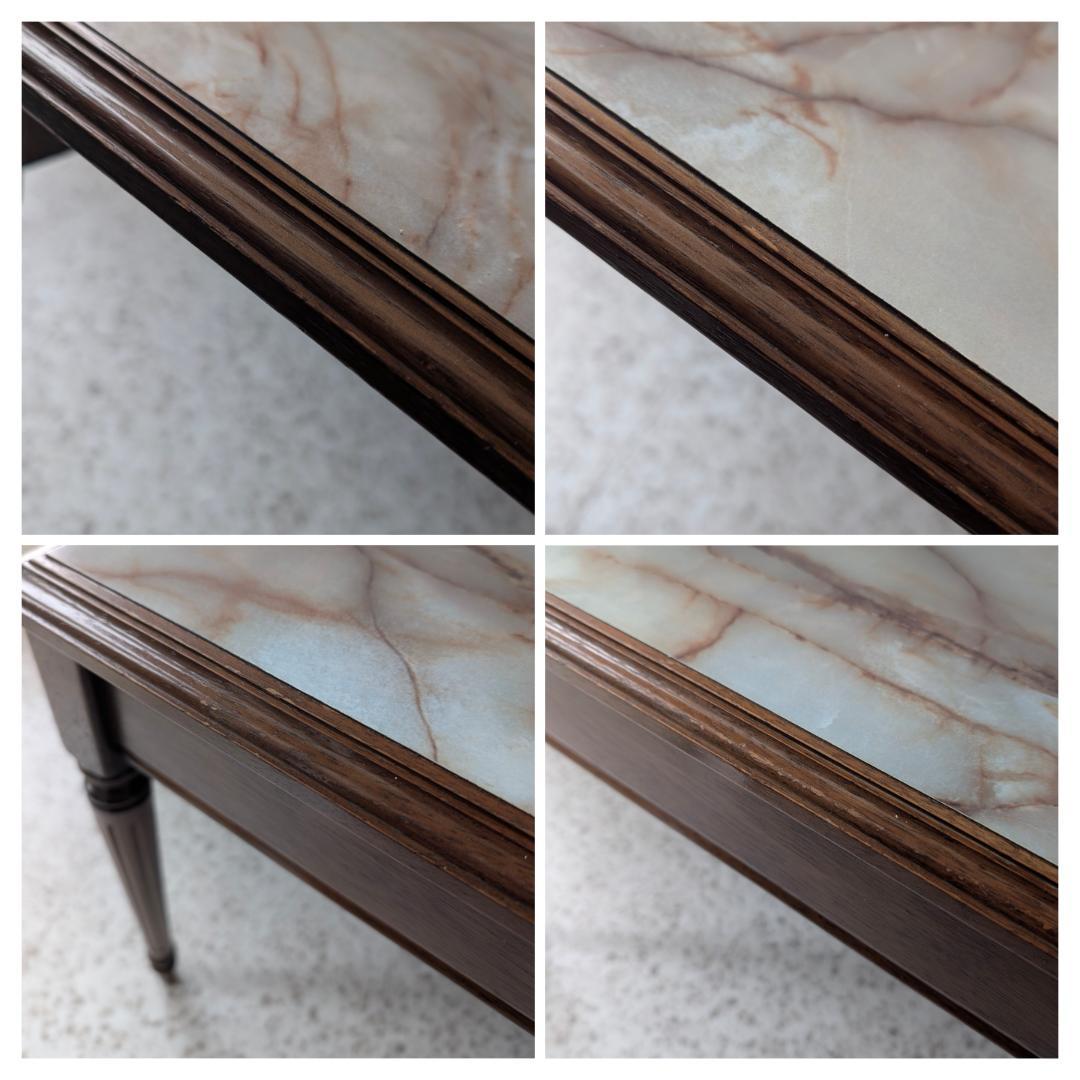 50-70s ビンテージ マルニ 大理石柄 テーブル ミッドセンチュリー 希少