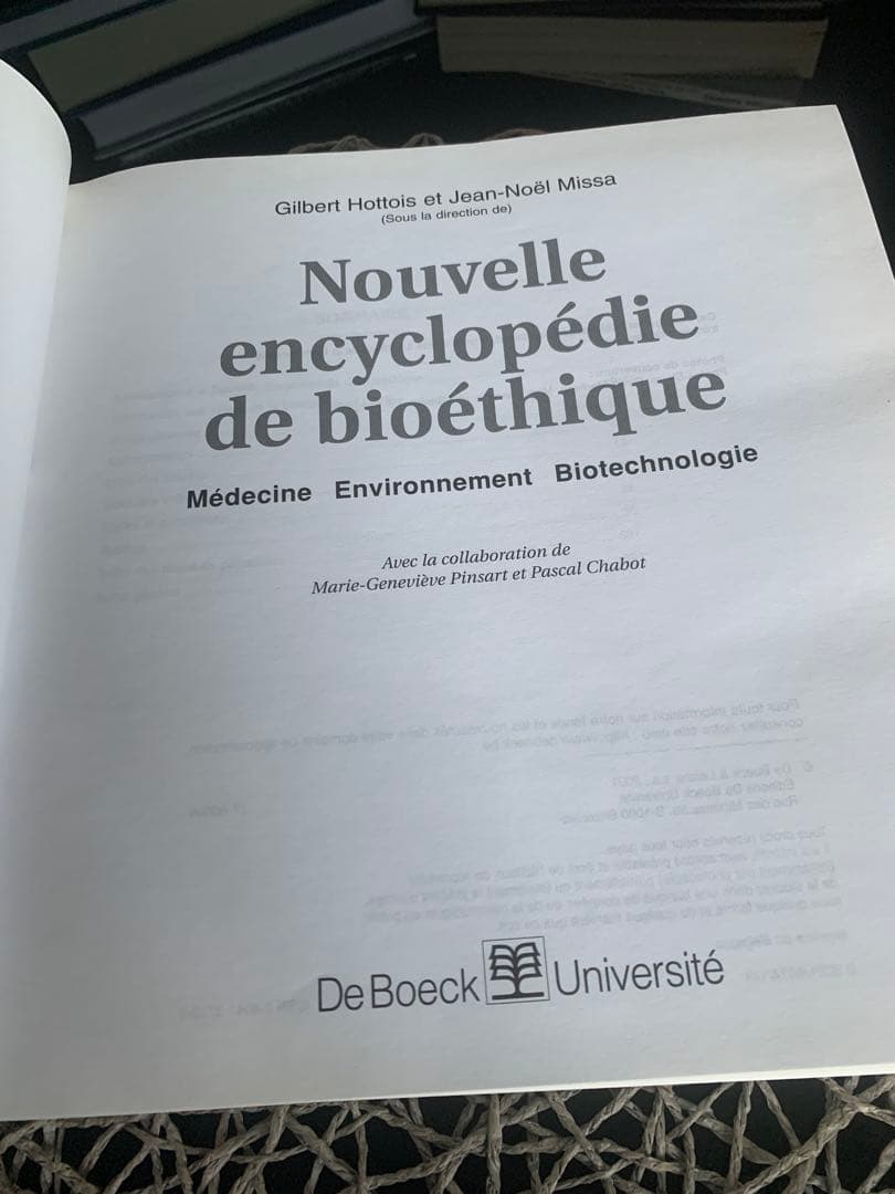 Nouvelle encyclopédie de bioéthique