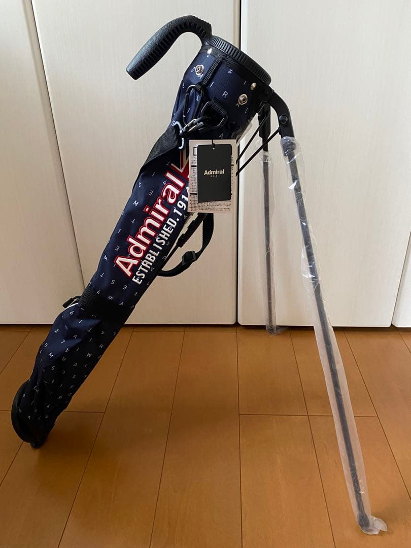 【新品未使用】Admiral ネイビー ドット柄 セルフスタンドアドミラル