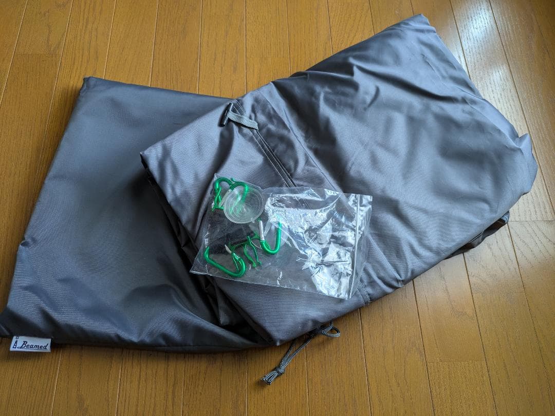 1回使用美品・iBeamed リアゲートタープ 更衣室 リビング タープ