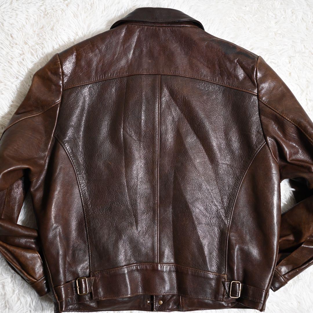 Vintage PAGANINI レザージャケット トラッカージャケット