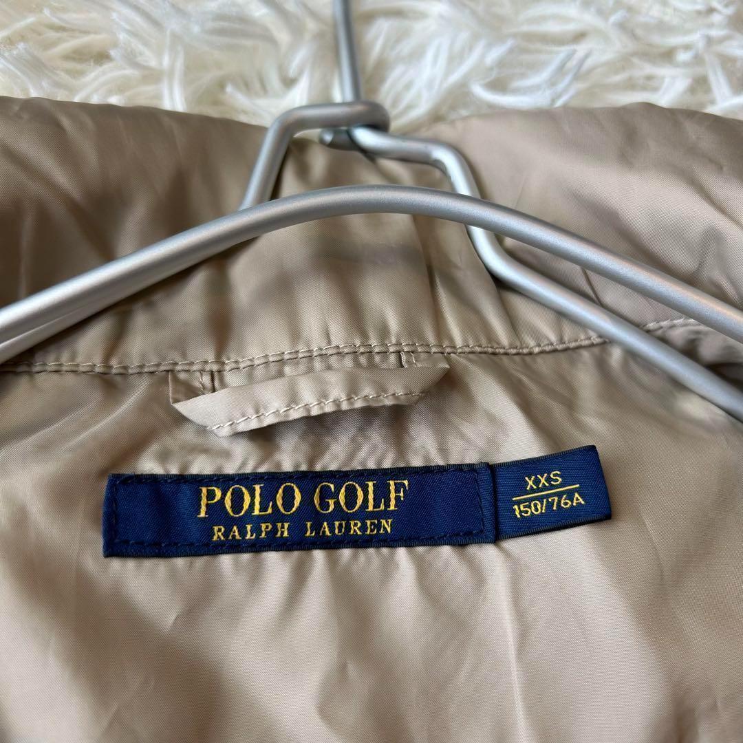 ラルフローレン ナイロンジップベスト ベージュ ポロゴルフ