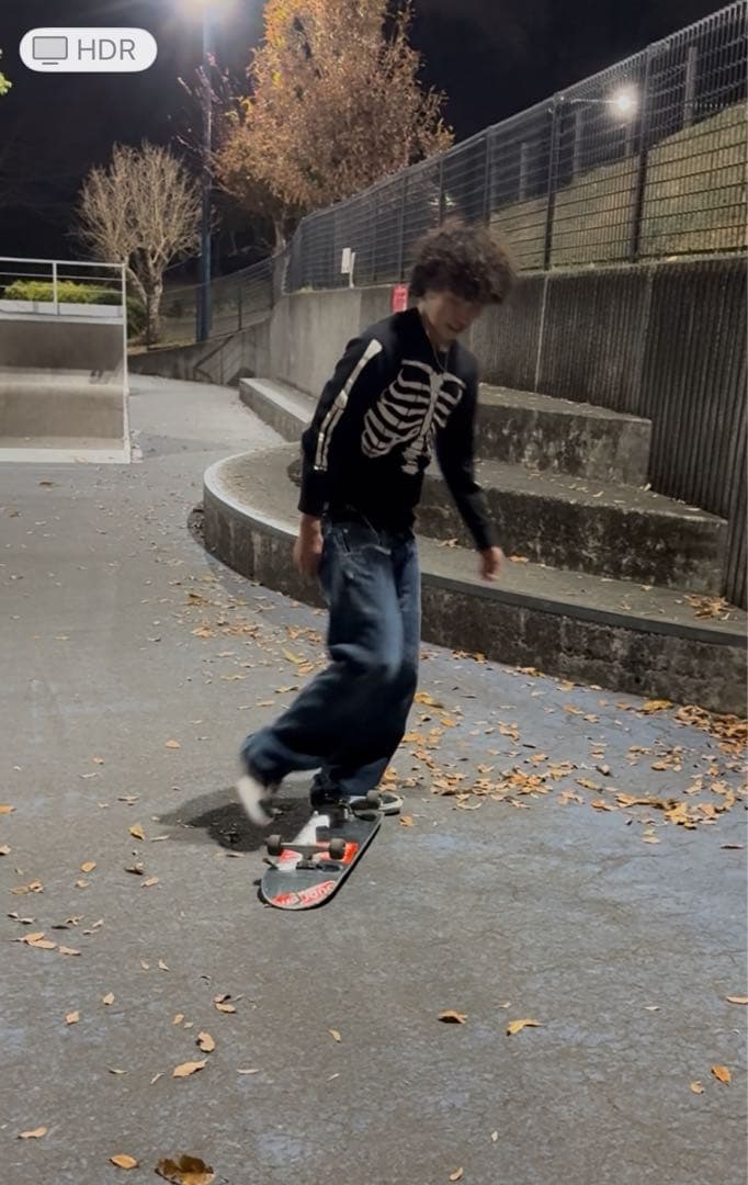 supreme シュプリーム Hanes サーマルクルー 黒　Black L