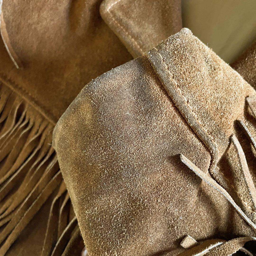 Schott ショット　ランチャー　フリンジ付きスエードジャケット　ウエスタン