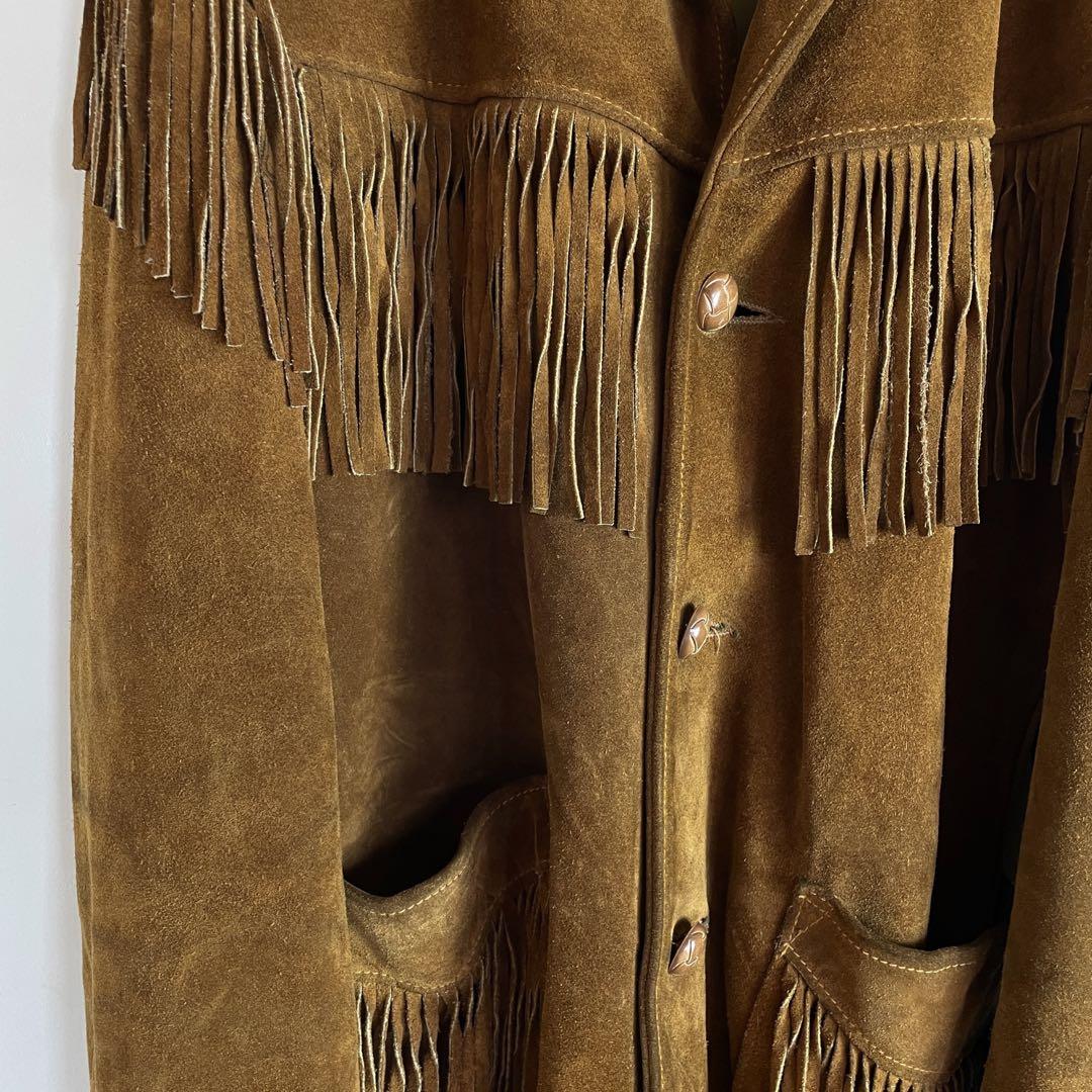 Schott ショット　ランチャー　フリンジ付きスエードジャケット　ウエスタン