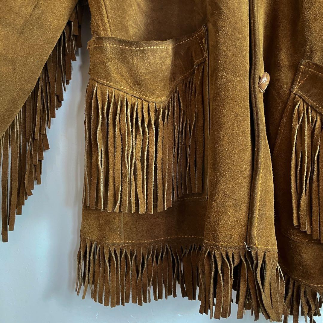 Schott ショット　ランチャー　フリンジ付きスエードジャケット　ウエスタン