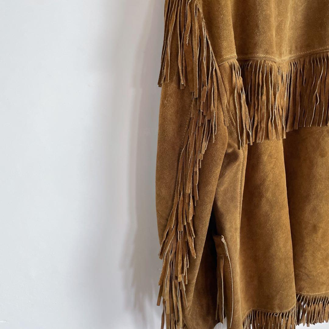 Schott ショット　ランチャー　フリンジ付きスエードジャケット　ウエスタン