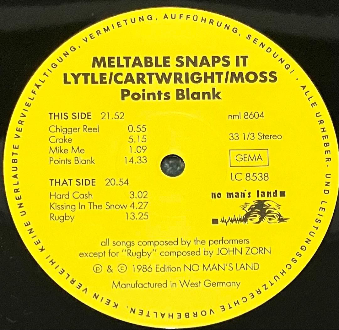 洋楽 Meltable Snaps It - Points Blank