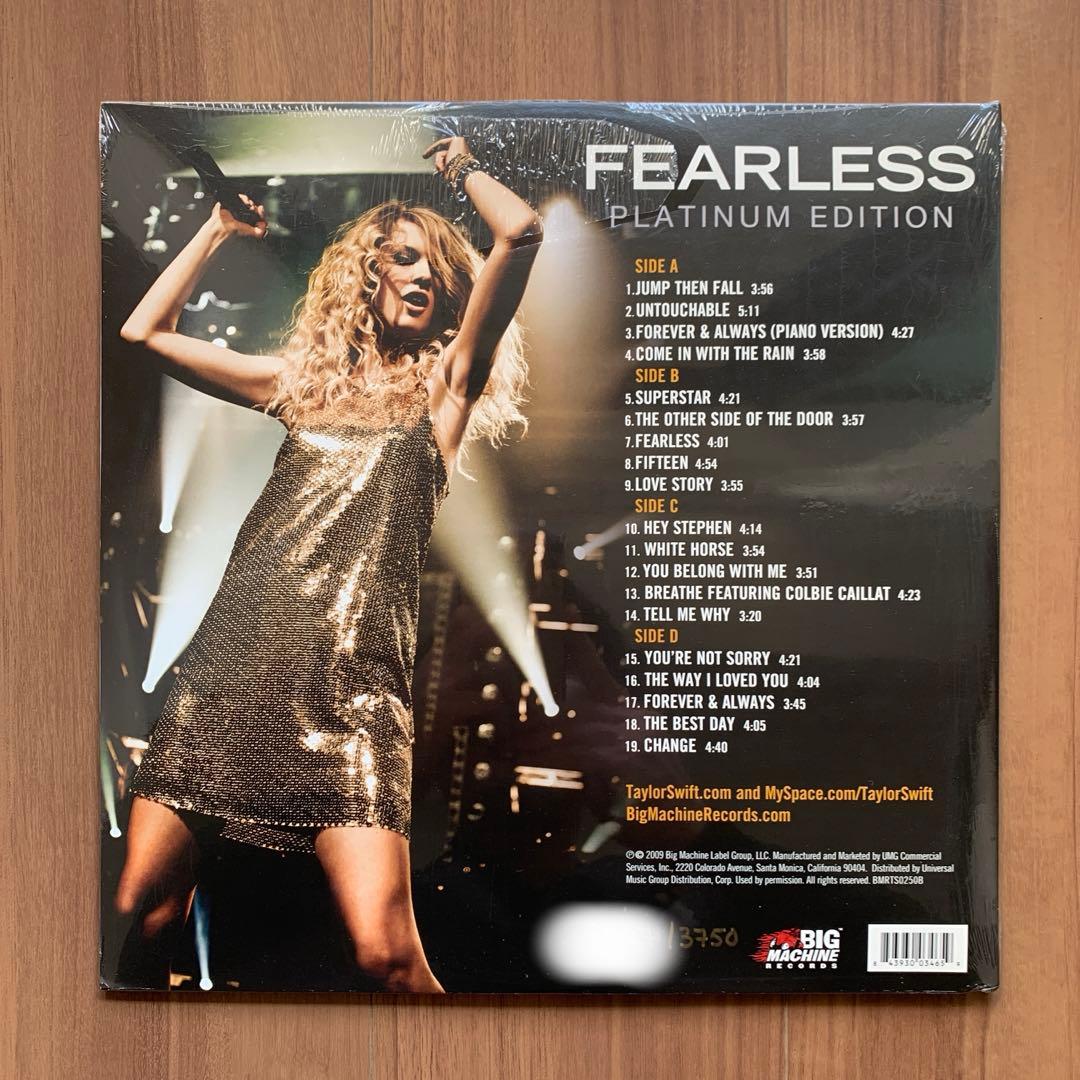 Taylor Swift Fearless RSD US盤アナログレコード