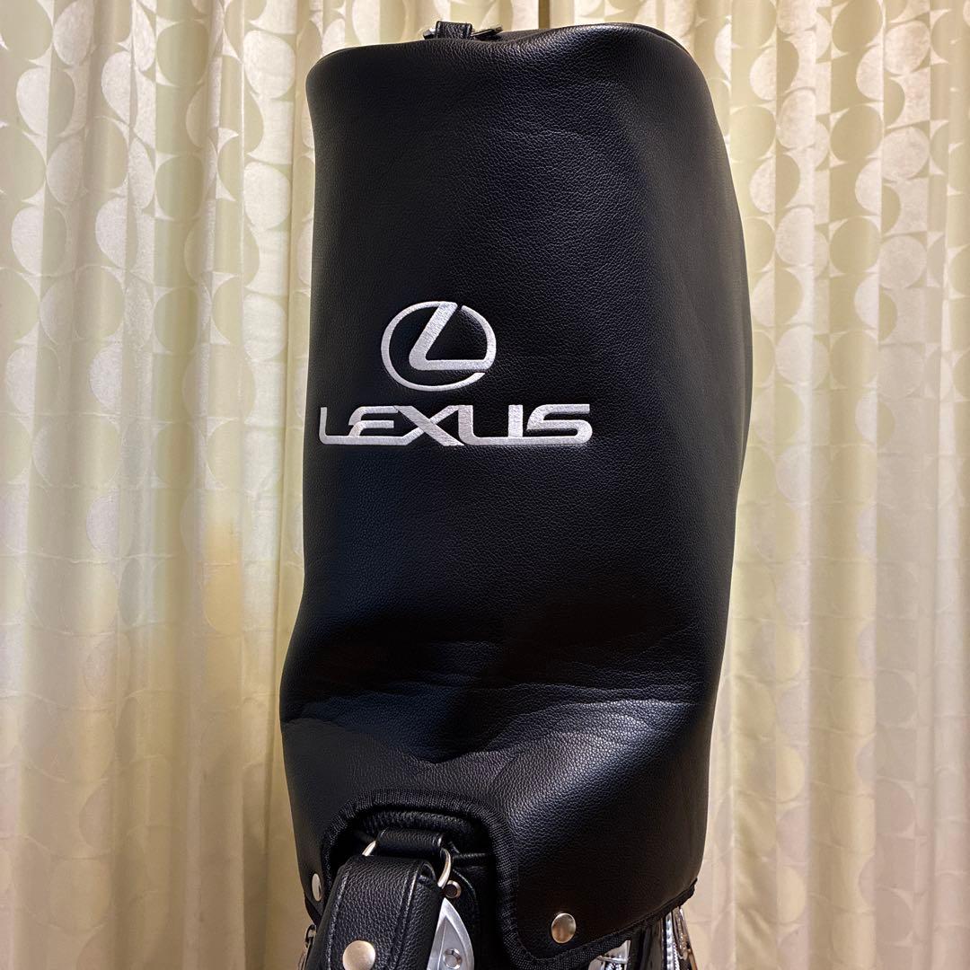 Lexus ゴルフキャディバッグ ブラック/シルバー