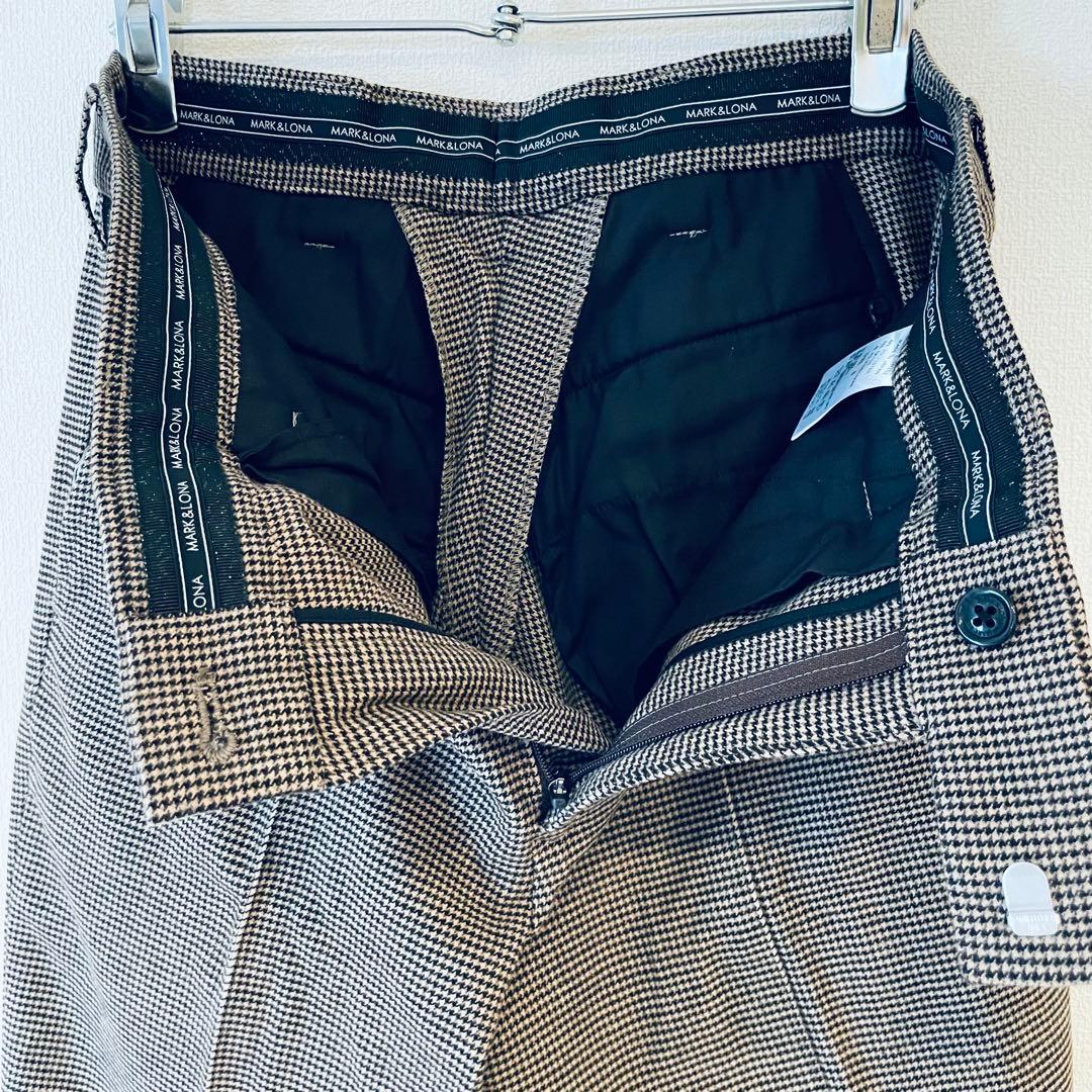 新品 マーク＆ロナこれぞ大人好みのモカカラー高機能パンツ 希少な限定デザイン