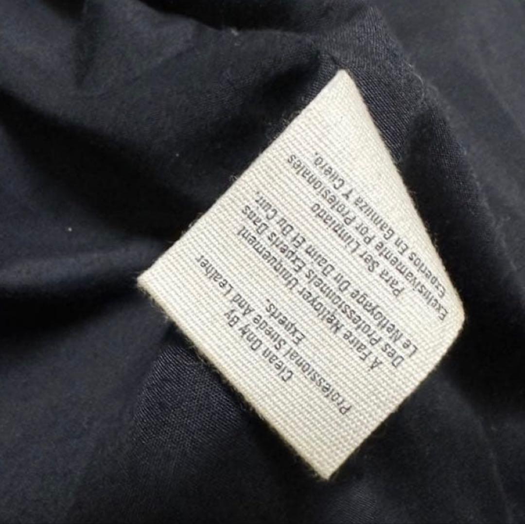 90s 美品 リアルレザー ショートダウン DKNY 本革 羊革 モード