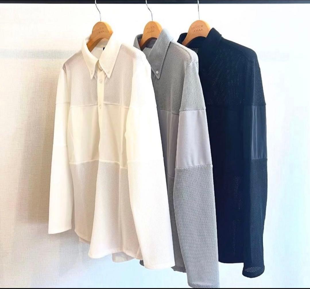 muta marine ストレッチメッシュシャツ　４ S相当