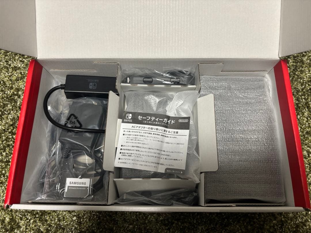 Switch本体(カラーカスタマイズ)+miniSD128GB+LANアダプター