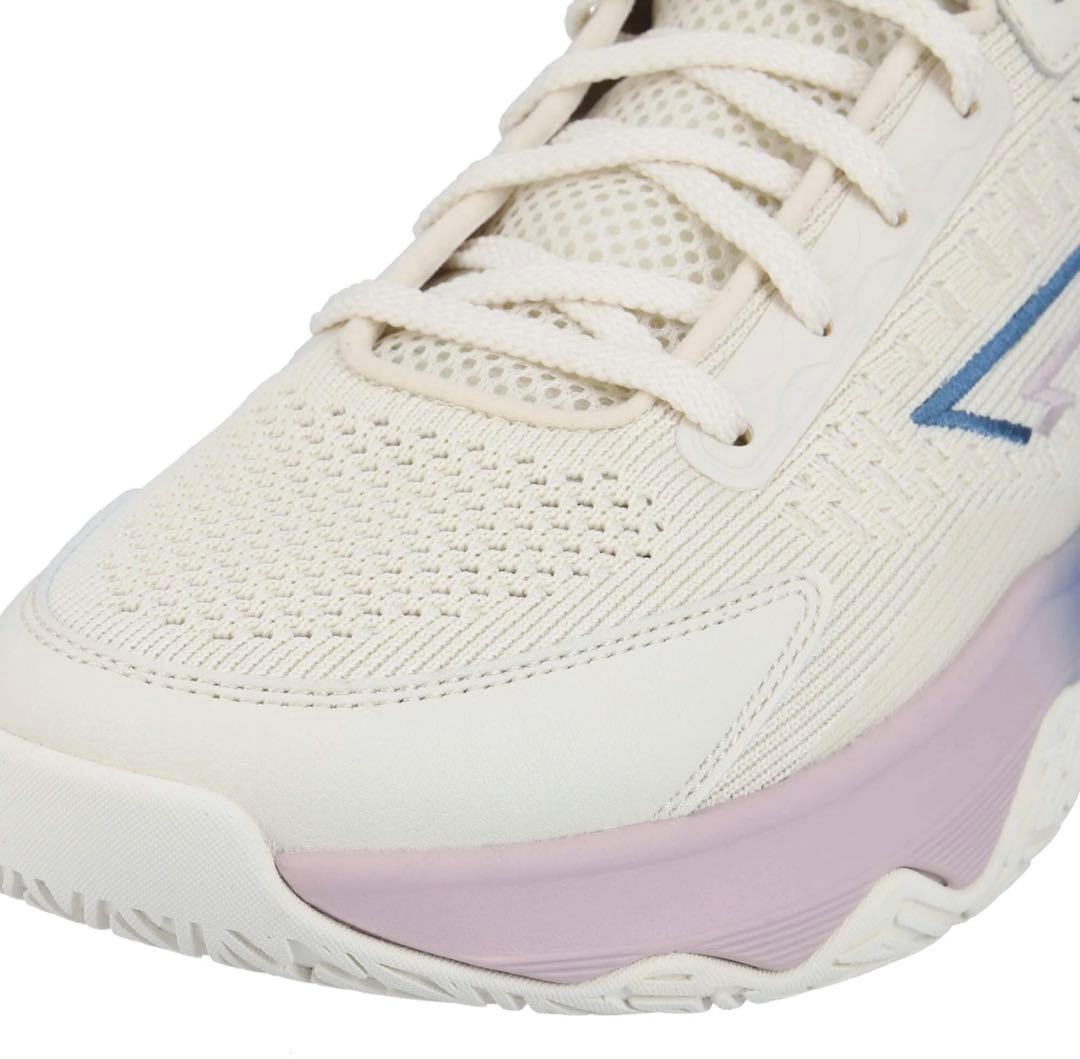 【ぐりこ】EGO BLAZE OFF WHITE×BLUE 25.5