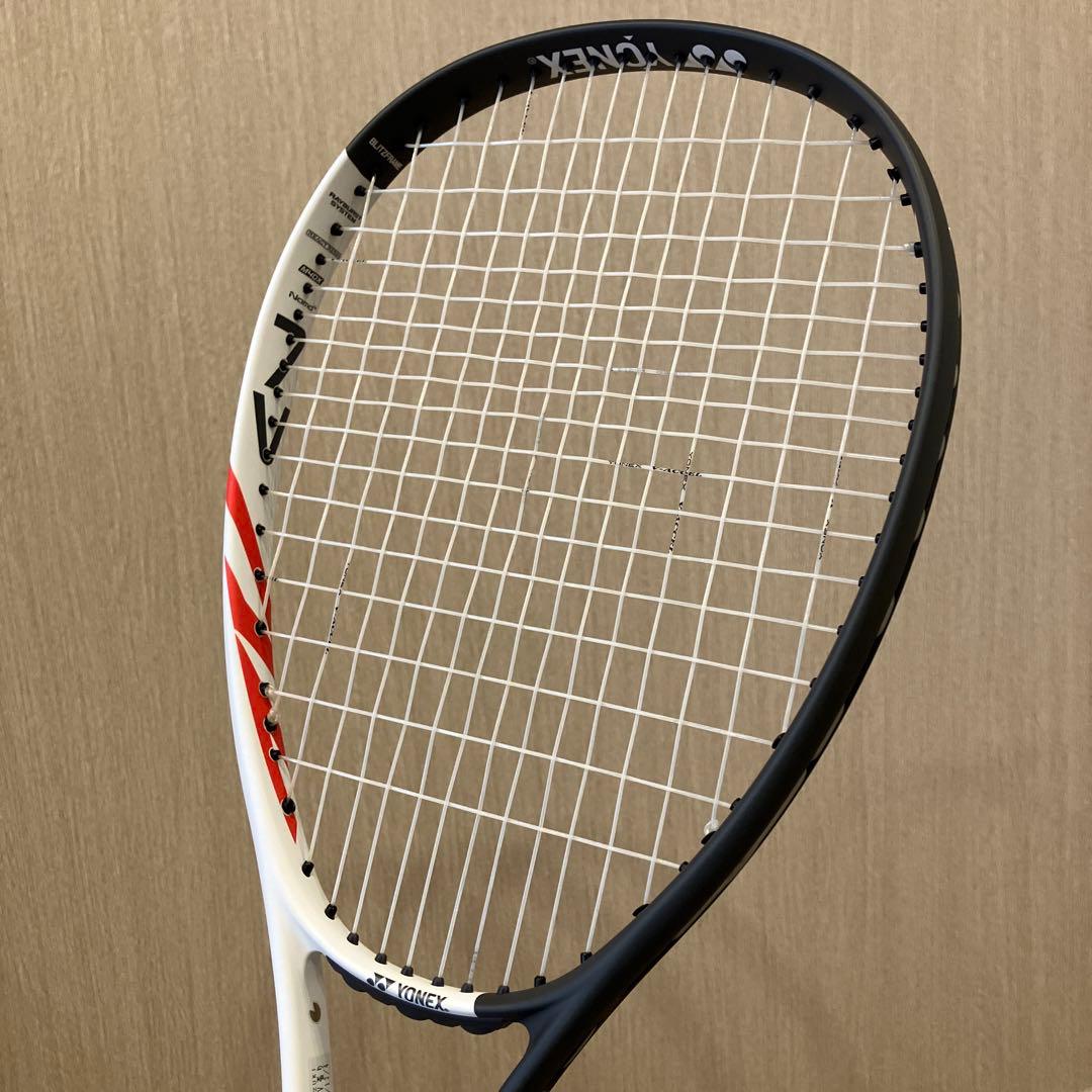 ヨネックス　ソフトテニスラケット　ボルトレイジ7V　ホワイト/グレー＜VR7V＞