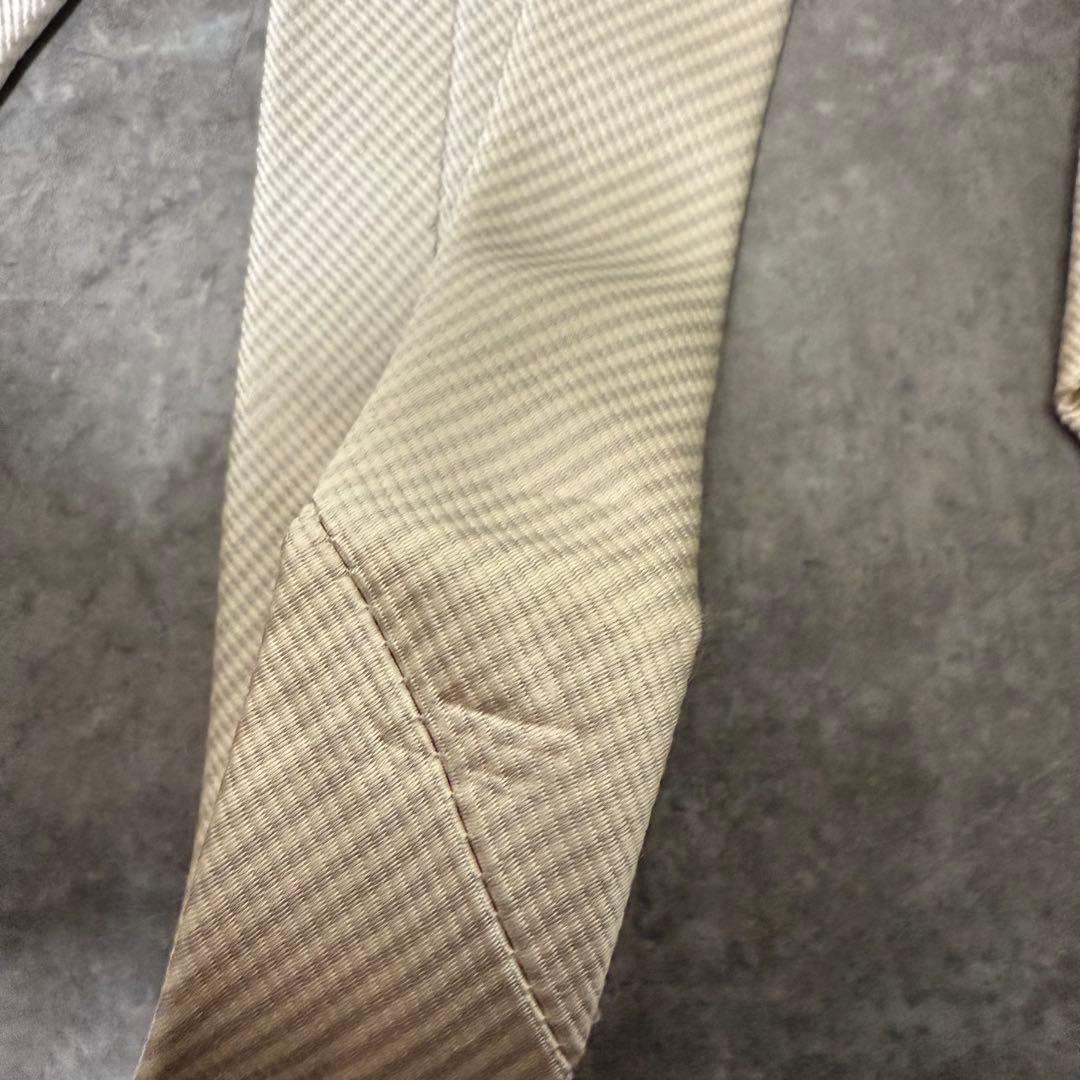 【✨美品✨】BURBERRY バーバリー ネクタイ ホワイト ストライプ 結婚式