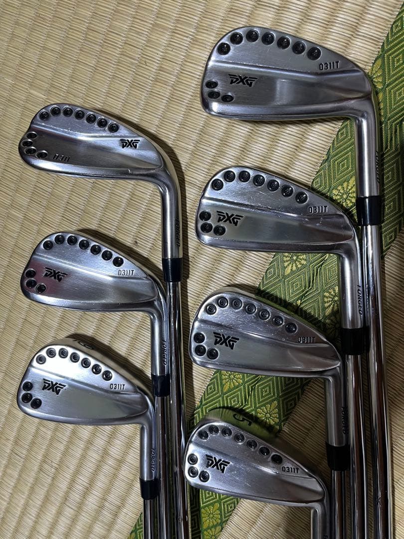 支給品シャフト❗️PXG 0311T FORGEDアイアン7本セット　硬さTX