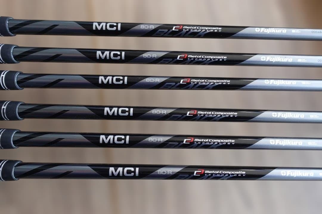 i525 & Glide4.0 6本組 MCI BLACK 80R 元シャフト付