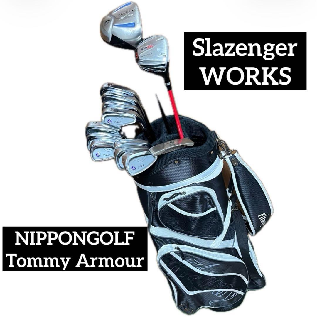 【NIPPON GOLF】格安ゴルフクラブ13本 フルセット キャディバッグ付き