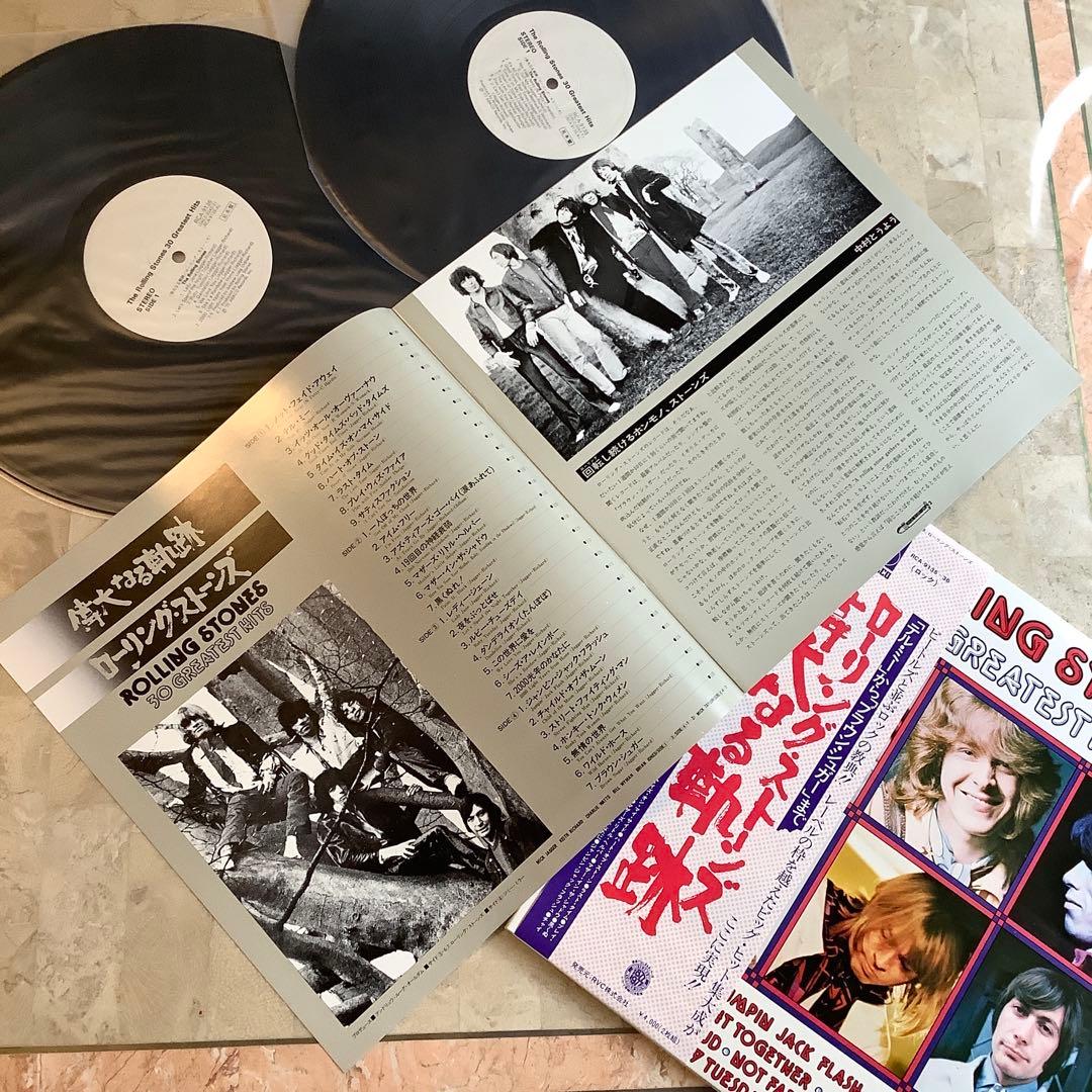 激レア!非売品! レコード新品! ローリングストーンズ 2枚組 ベスト30曲