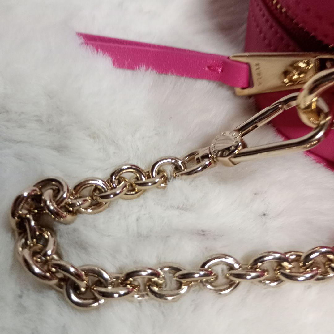 フルラ ショルダーバッグ レザー チェーンショルダー キルティング