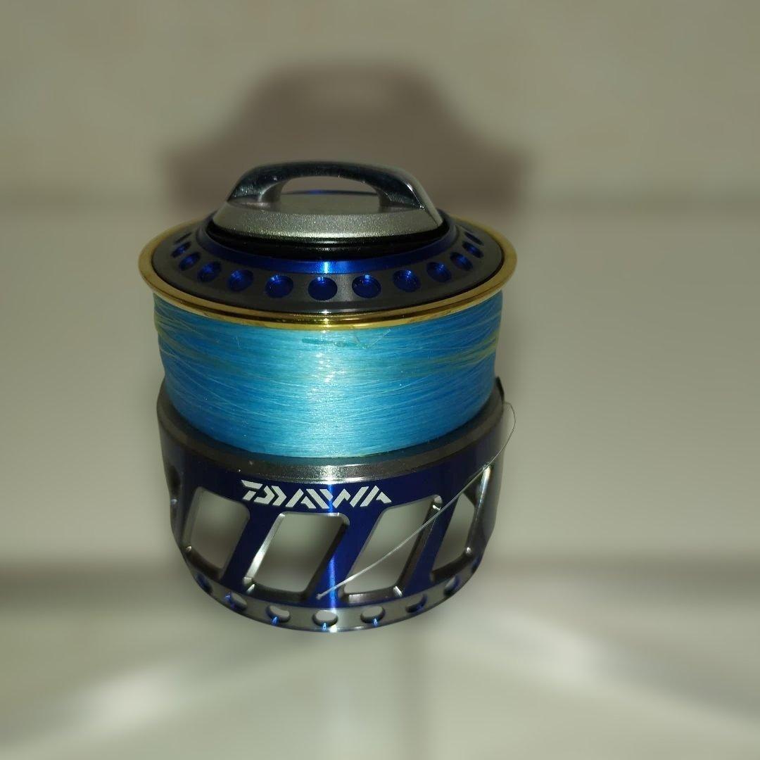 DAIWA ダイワ07ルビアス　RCSスプール　カスタムノブ　ブルー