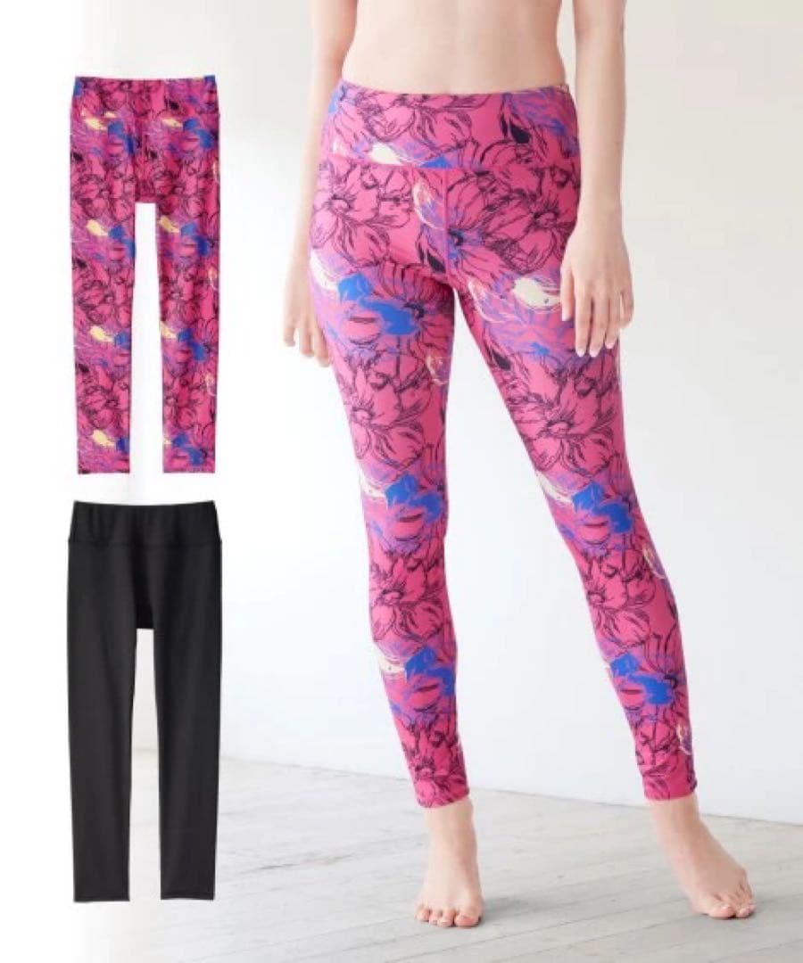 新品 M ヨガウェアセット 6点セット ヨガウェア　レギンス　ブラ　トップス