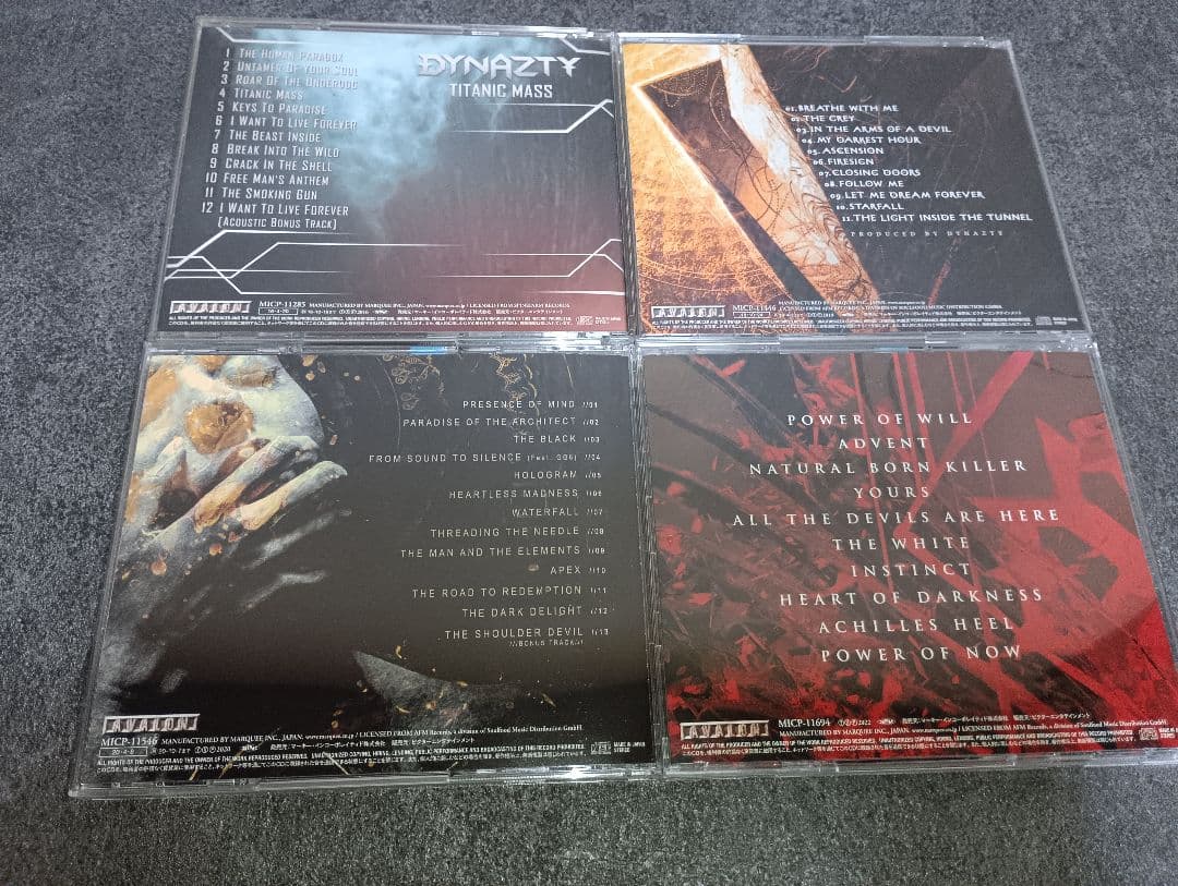 Dynazty 日本盤 CD 4枚セット 北欧 ロック メタル