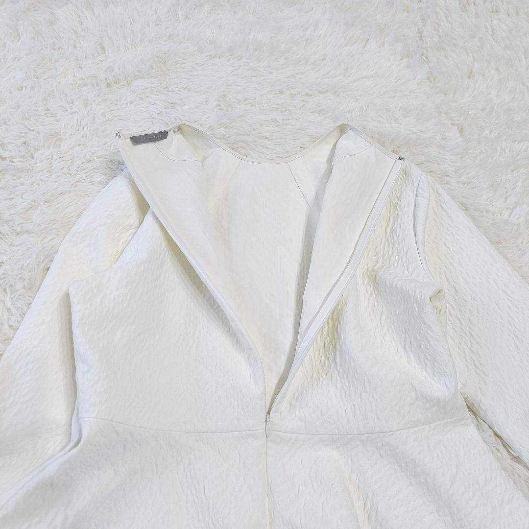 theory luxe 25SS ウォッシャブル ペプラムデザイン ブラウス