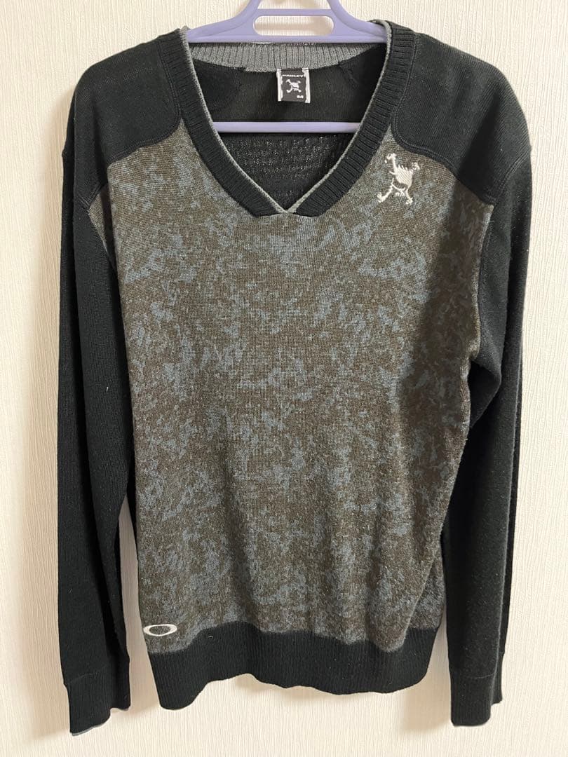 OAKLEY ゴルフ　ブルゾン　ニット　シャツ　3点セット