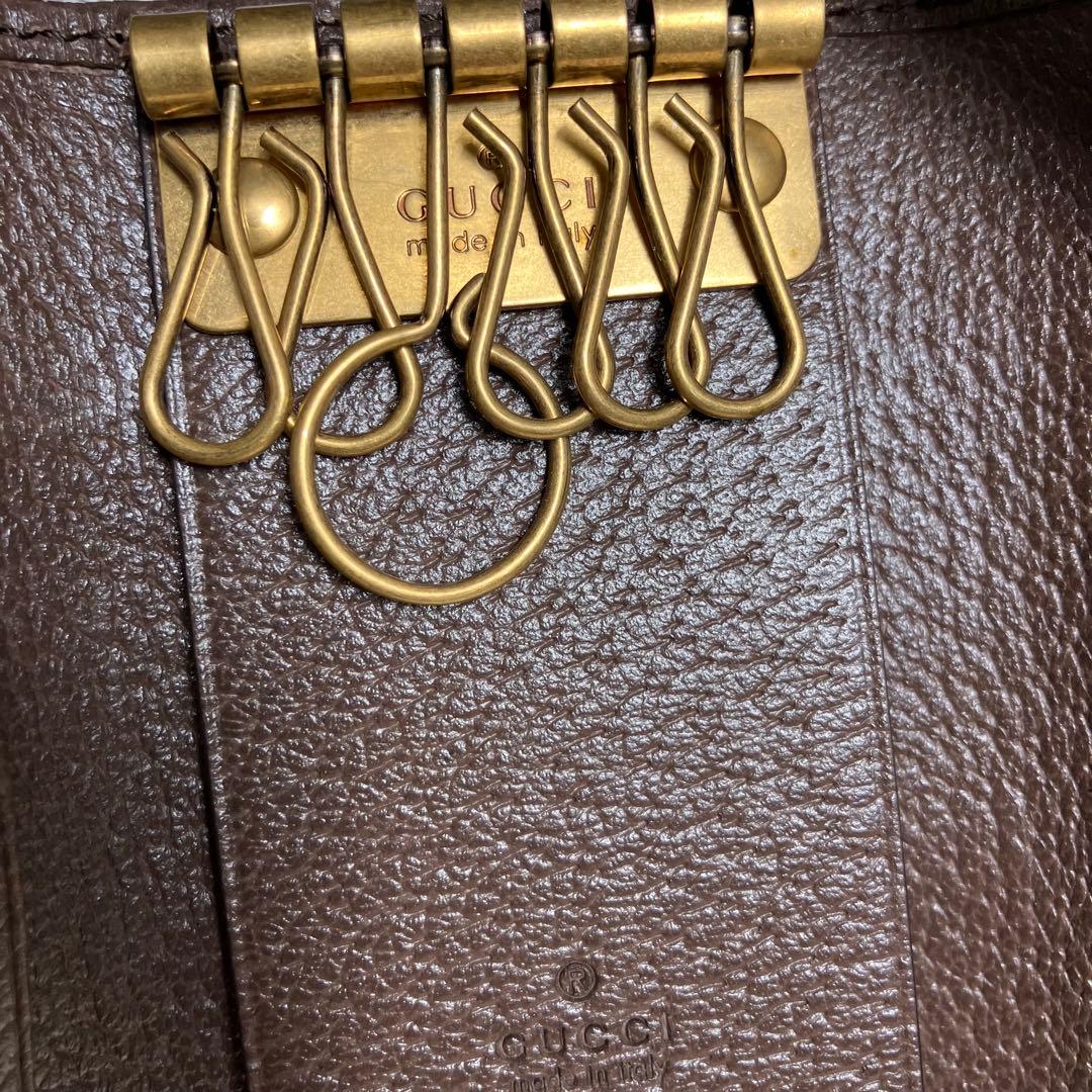 【未使用】 GUCCI キーケース GGマーモント スプリーム 6連