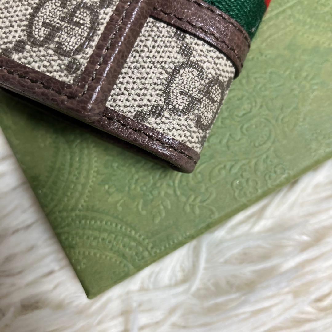 【未使用】 GUCCI キーケース GGマーモント スプリーム 6連