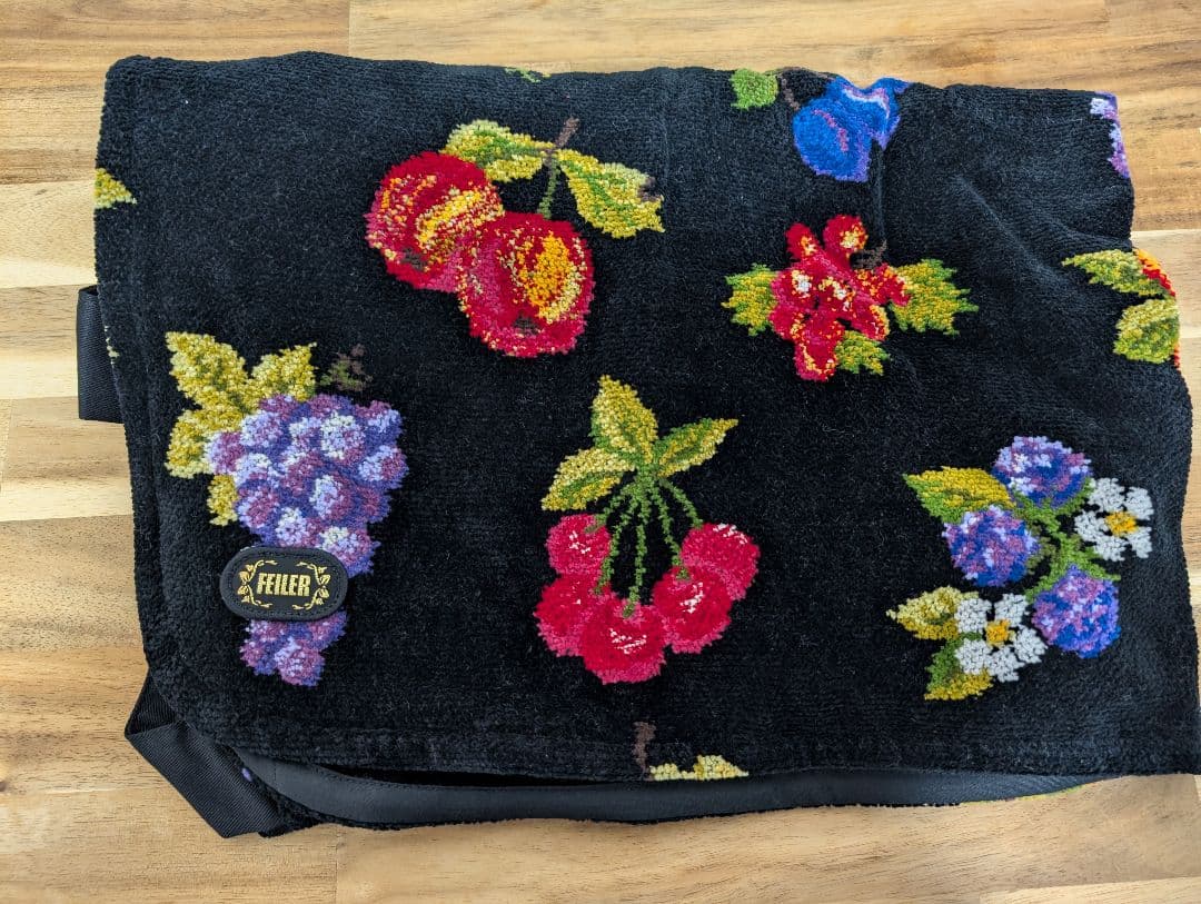 未使用 FEILER/フェイラー サロンエプロン マケドニア ショップバッグ付き