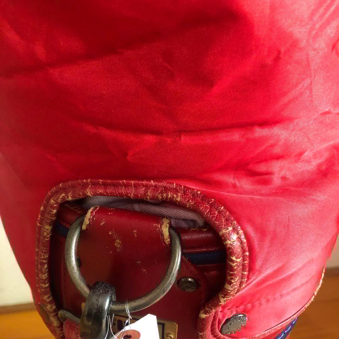 FILA フィラ キャディバック レッド フード付き 2.6kg