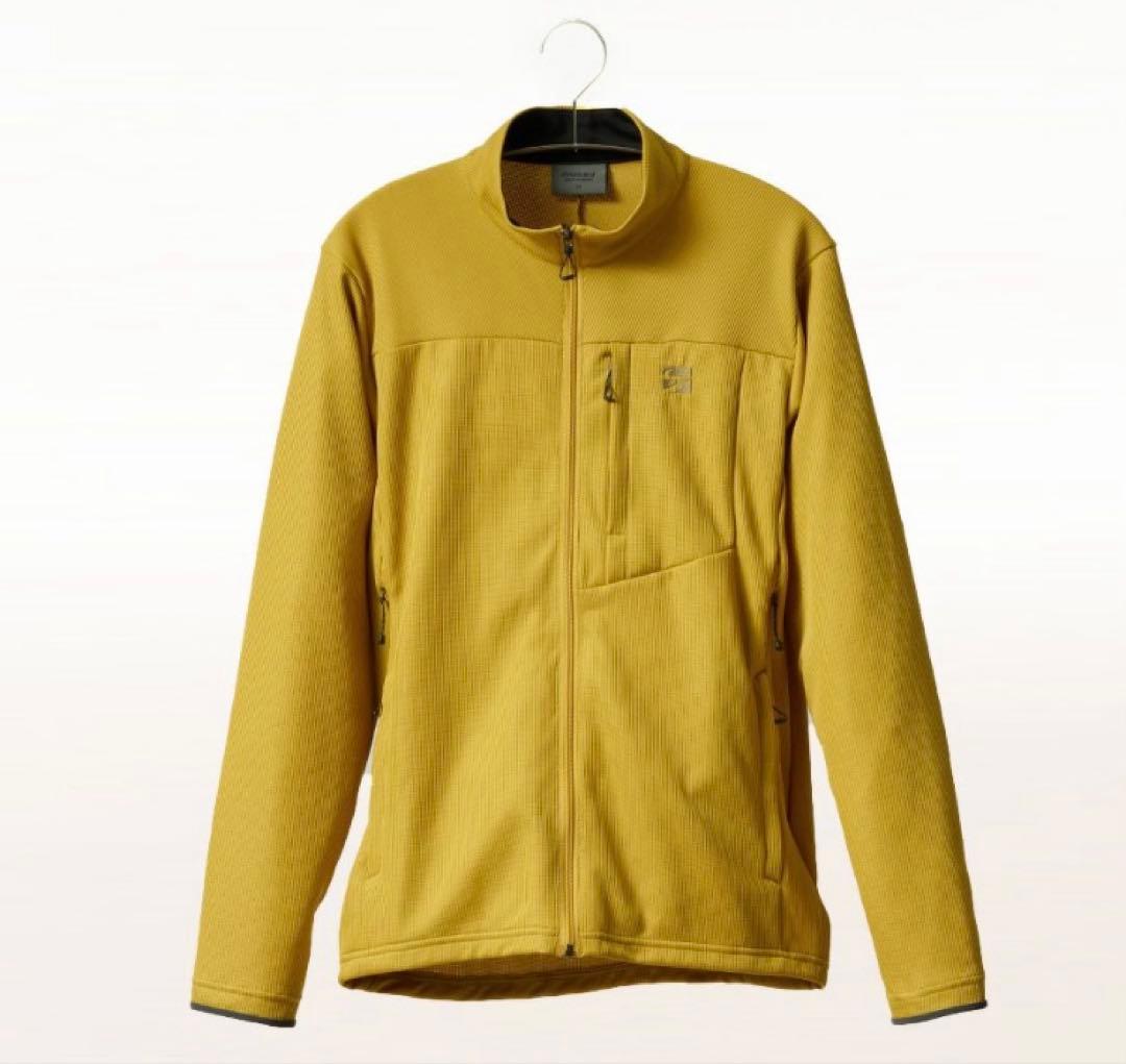 ファイントラック　ドラウトセンサージャケット　Lサイズ　イエローオーカー　メンズ