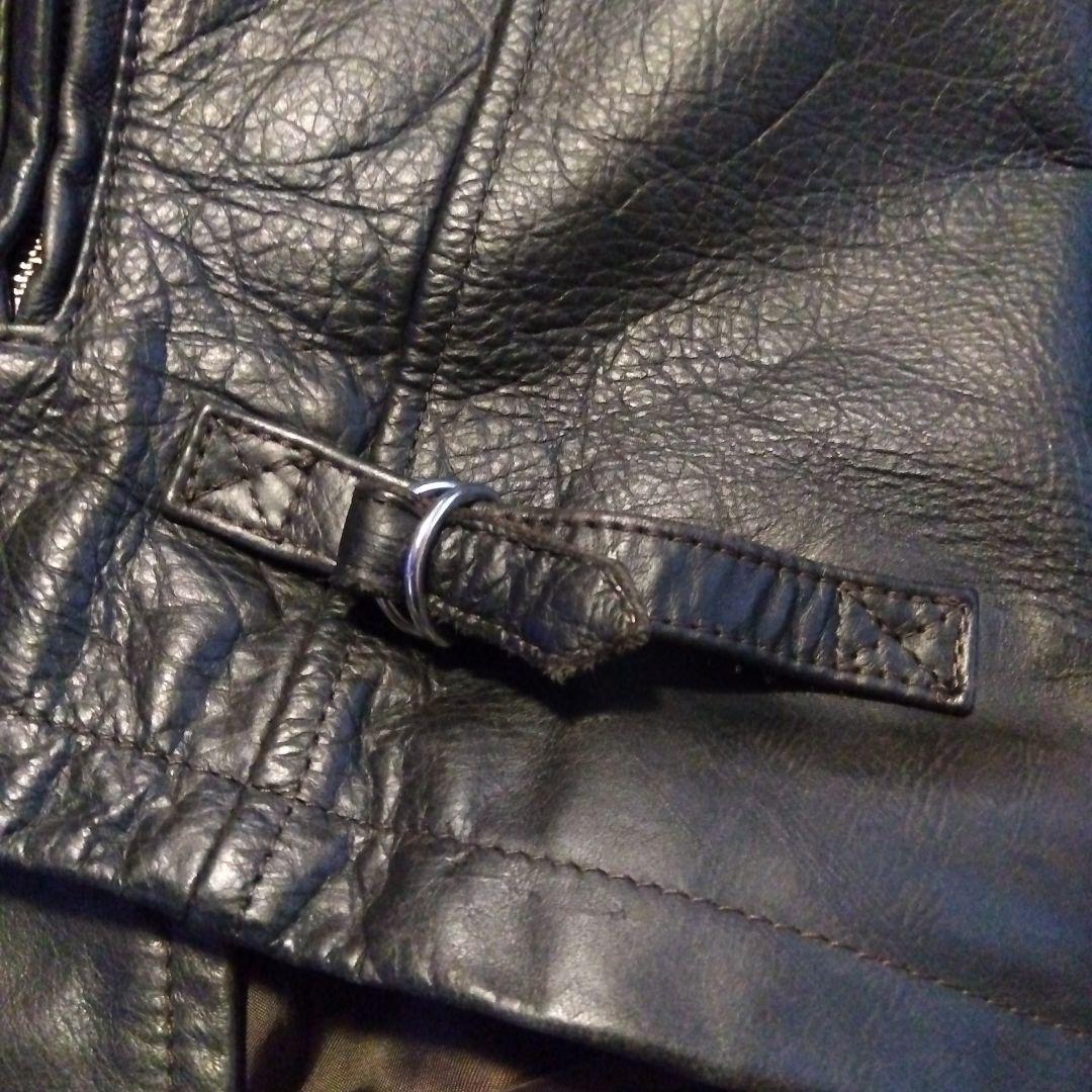 ＫＡＤＯＹＡ ライダースジャケット 牛革　メンズ　3Ｌ ダークブラウン