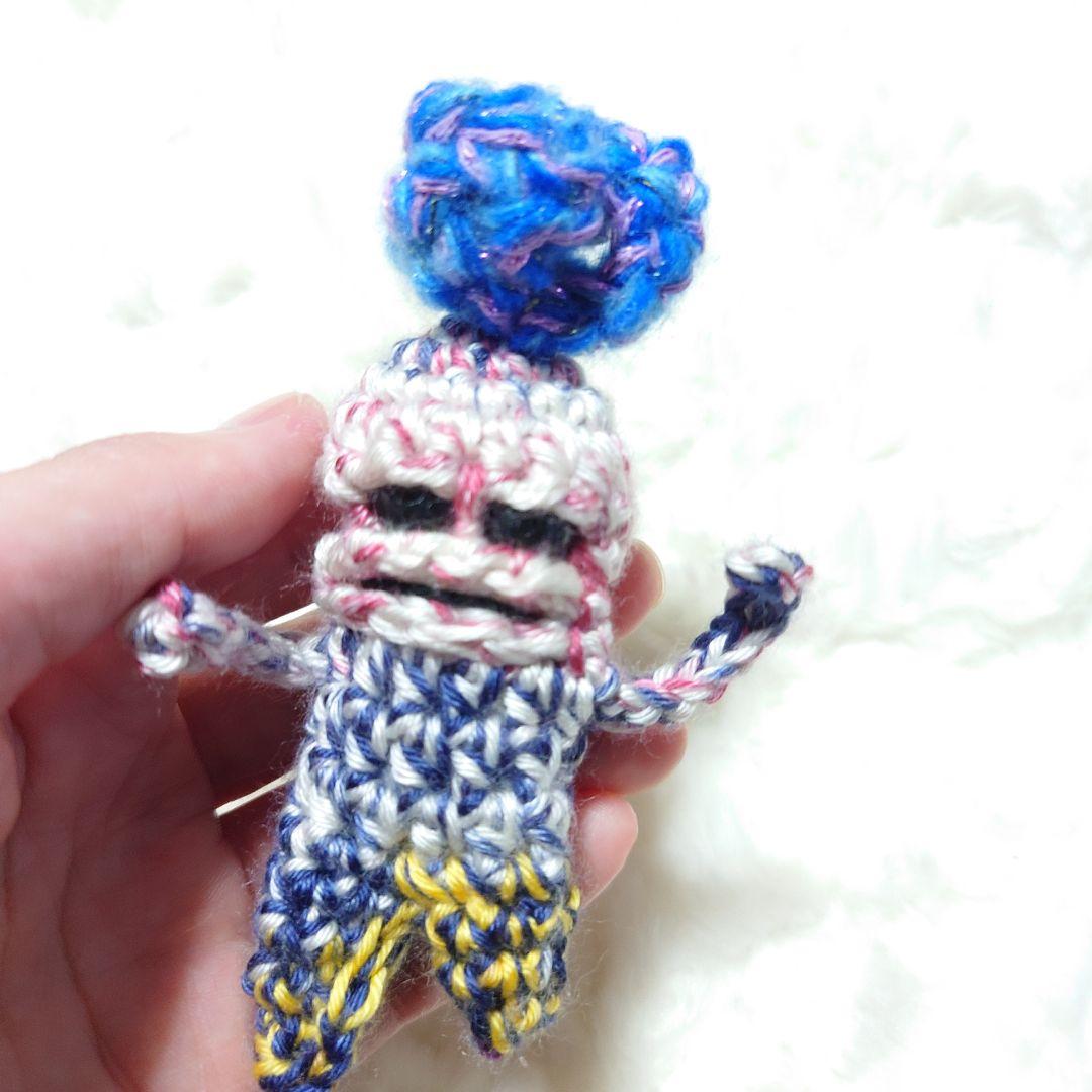 カラフルポップ　マンドラゴラのあみぐるみ