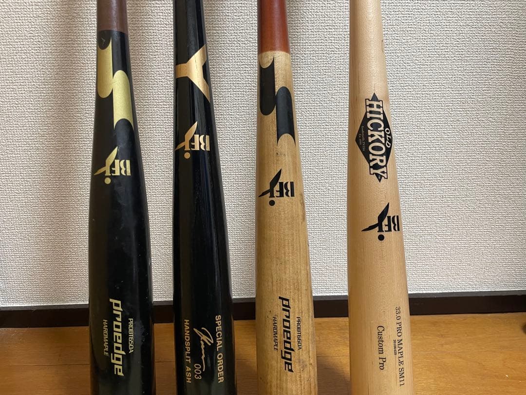 オーダー木製バット　4本セット