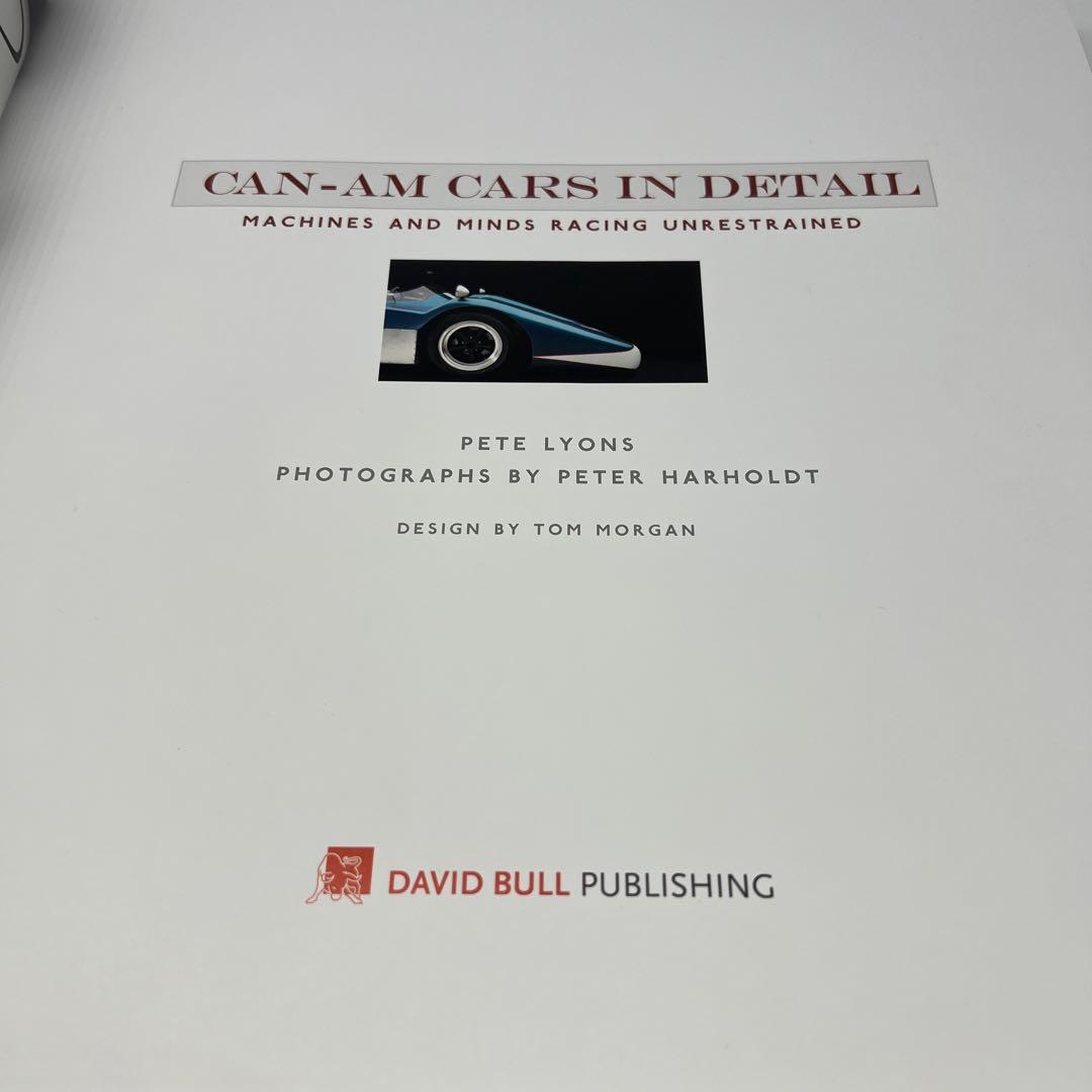 希少 洋書 CAN-AM CARS IN DETAIL マクラーレン レーシング