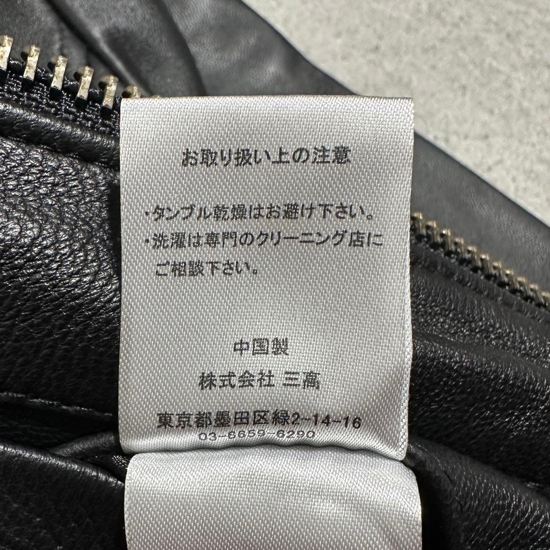 専用★美品 XL✨ジャックローズ　シングルライダース　レザージャケット　羊革