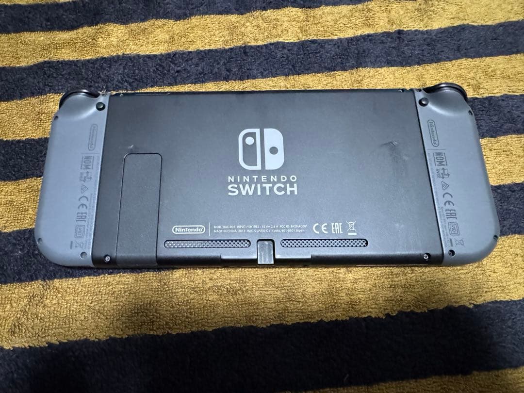 Nintendo Switch 本体 グレー　付属品完品