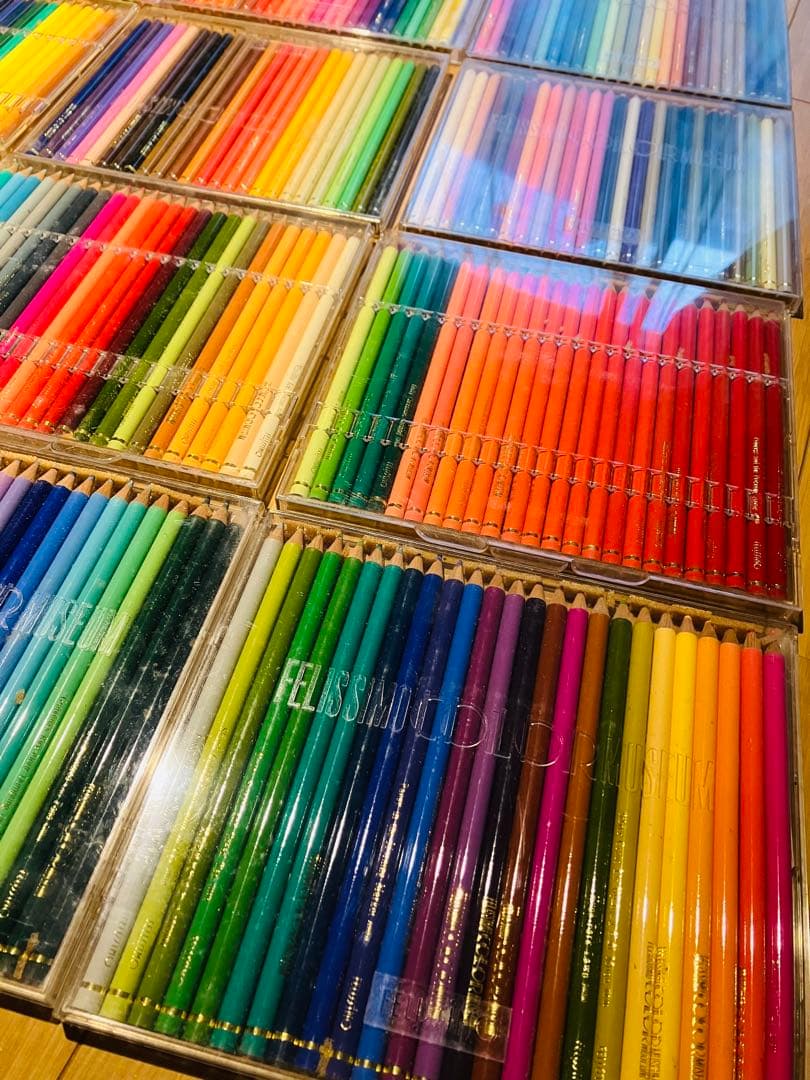 【立春SALE】フェリシモ500色☆色鉛筆☆珍しい英名☆