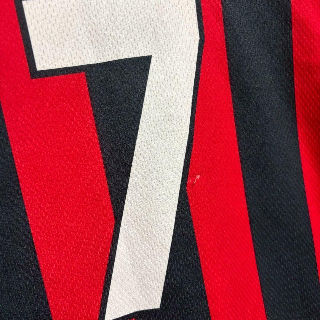 ACミラン ユニホーム　L シェフチェンコ　7番　ゲームシャツ　Ｌ　襟付き