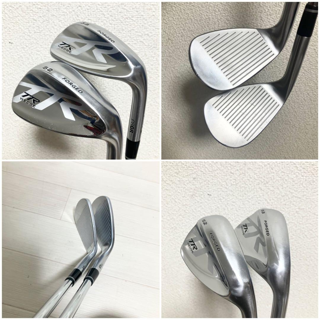 【良品】グリップ新品/PRGR TR WEDGE プロギア ウェッジ52°58°