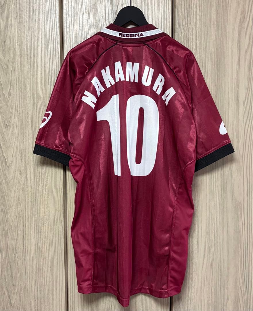 【新品・タグ付き】 asics レッジーナ 中村俊輔 ユニフォーム Lサイズ