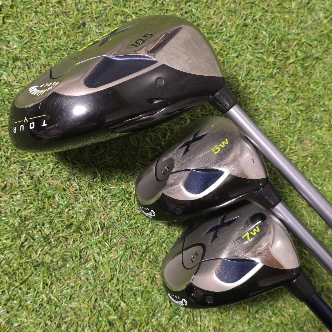 ゴルフクラブメンズセット キャロウェイ X レガシー 豪華フルセット S 右利き