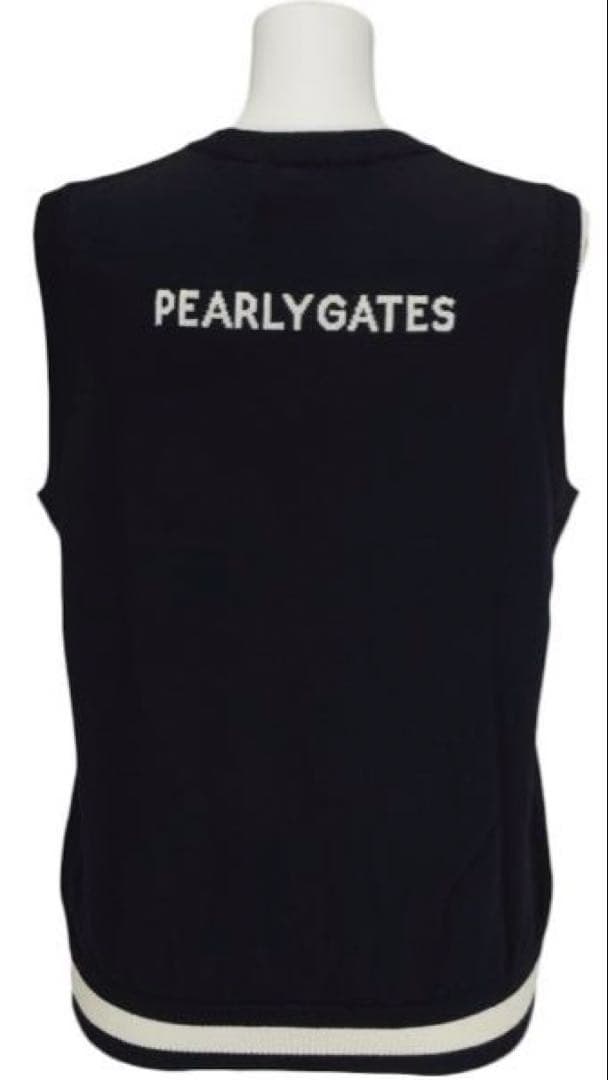 PEARLY GATES ネイビー Vネックベスト